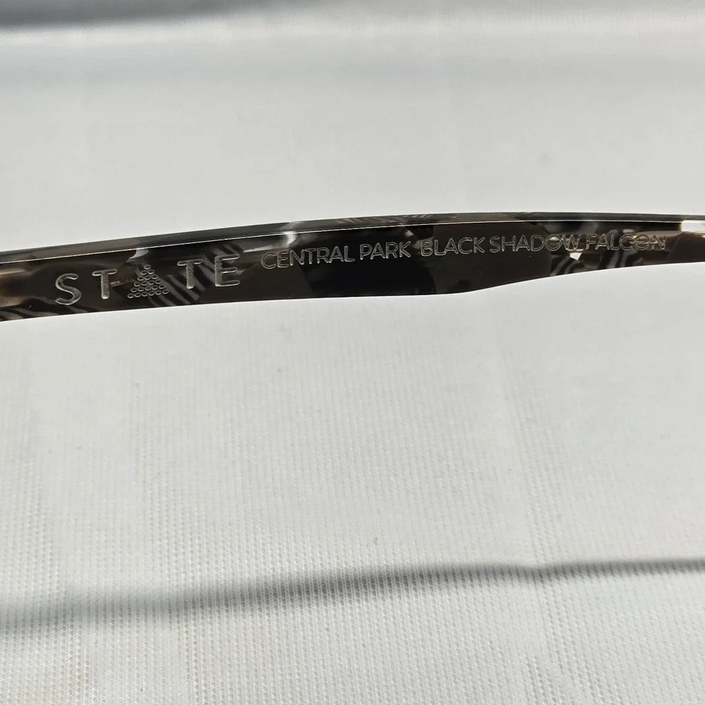State Optical Central Park Black Shadow Falcon‎ Eyeglasses  53-18-145